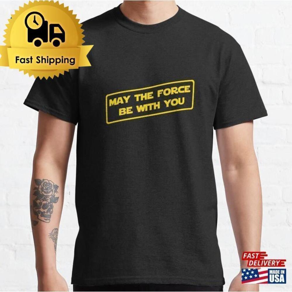 May The Force Be With You Classic Version Star Wars Retro T-Shirt